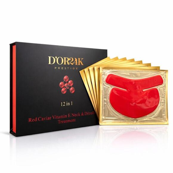 D'OR 24K Other - D'OR 24K Red Caviar Vitamin E Neck & Décolleté - 12 Treatment Masks